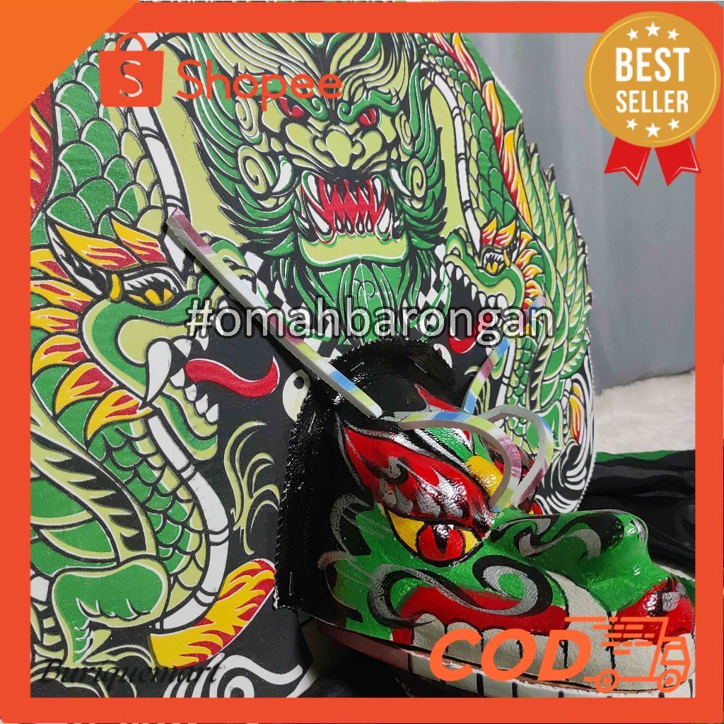 Barongan Anak Ukuran Jumbo Spons Devil sd