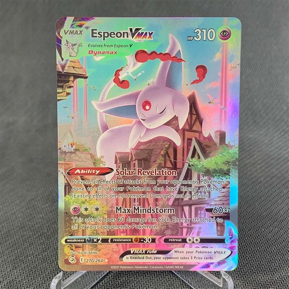 Sylveon Espeon Leafeon Pokemon Proxy Cards SylveonV EX GX Foil EspeonV LeafeonV Hobbies Rare Collect