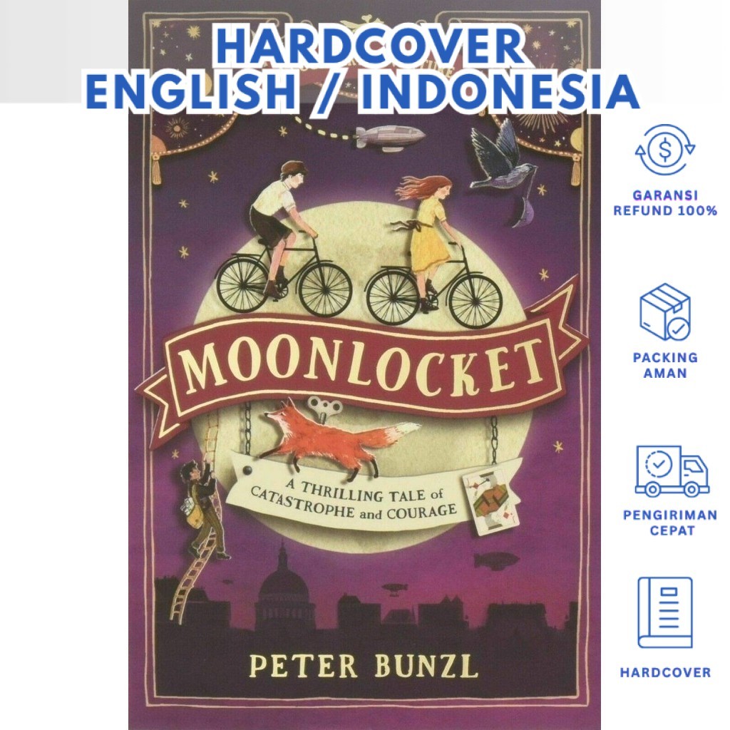 Hardcover Edition_IN/EN Version _Buku Novel seri A Cogheart Adventure Collection by Peter Bunzla