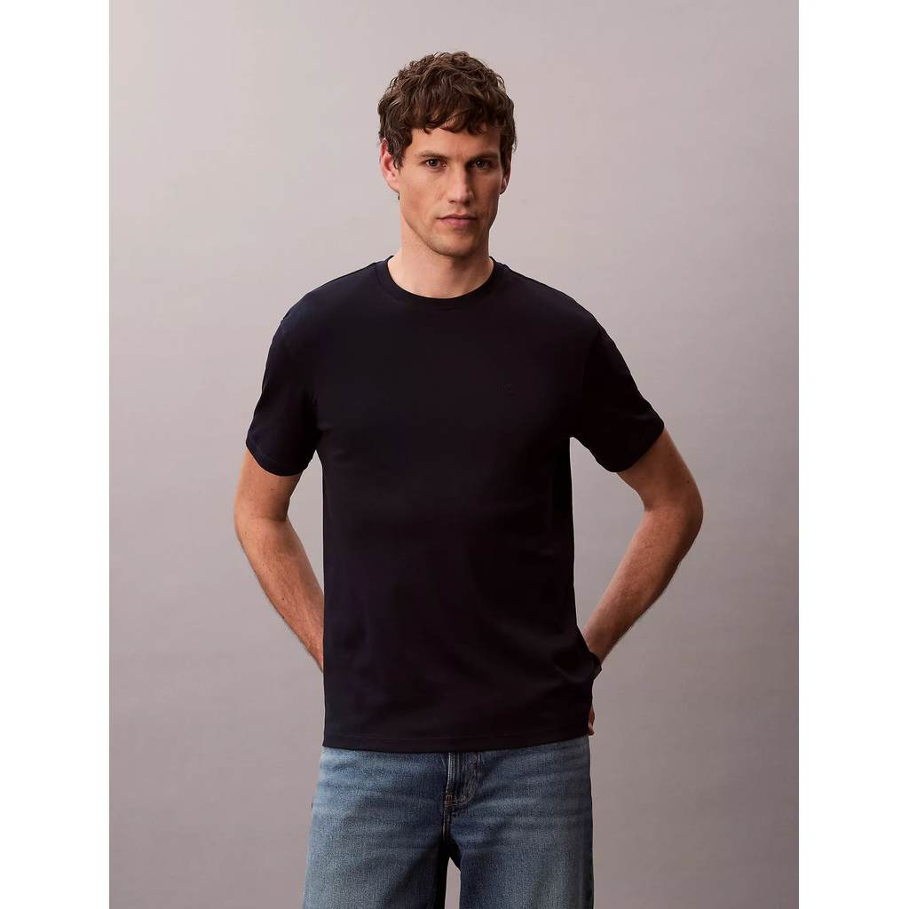 Calvin Klein - SS SUPIMA CHEST EMB CREWNECK TEE