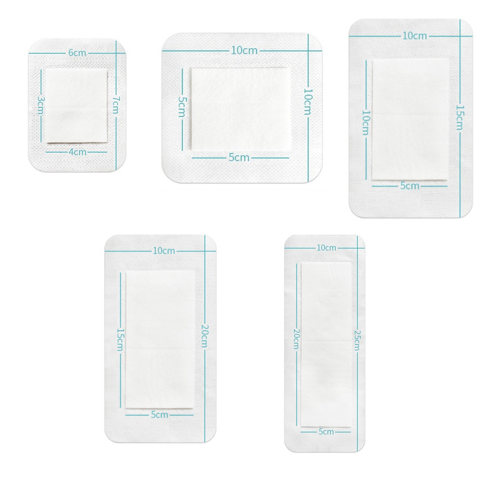 1pc Breathable Mecal Wound Dressing Sterile Stickers Adhesive Non-woven Surgical Gauze Care Dressing