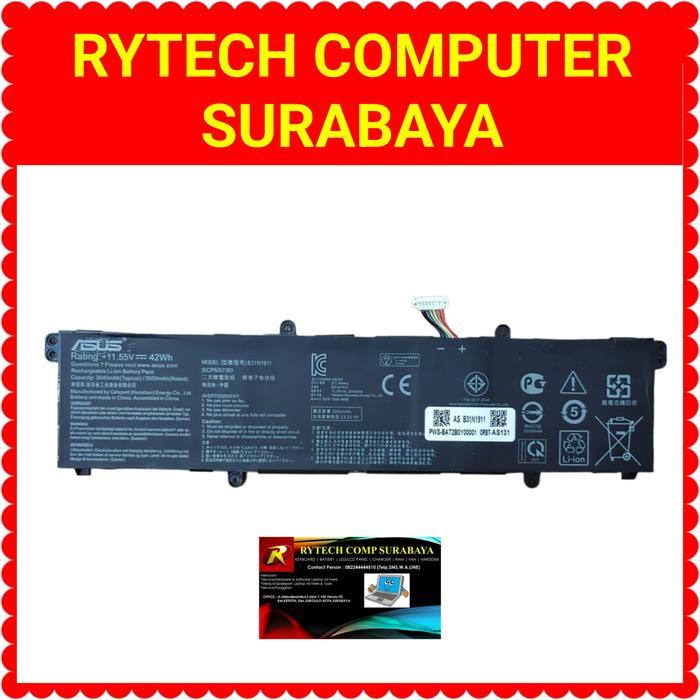 Original Baterai Asus K413 K413E K413EA K413EQ K413FA K413FQ Vivobook