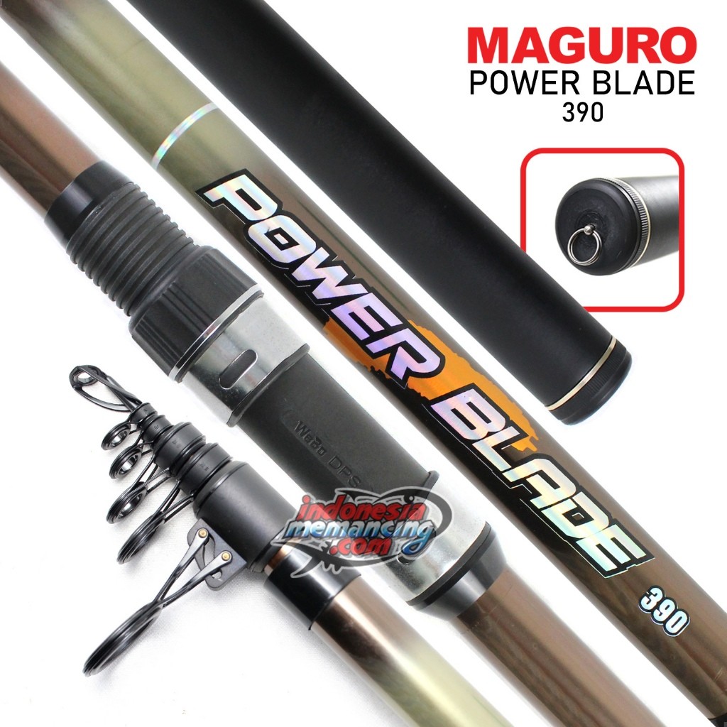 Joran MAGURO POWER BLADE | 390 420 450 | Antena | Carbon Teleskopik | Pinggiran IM Plaza