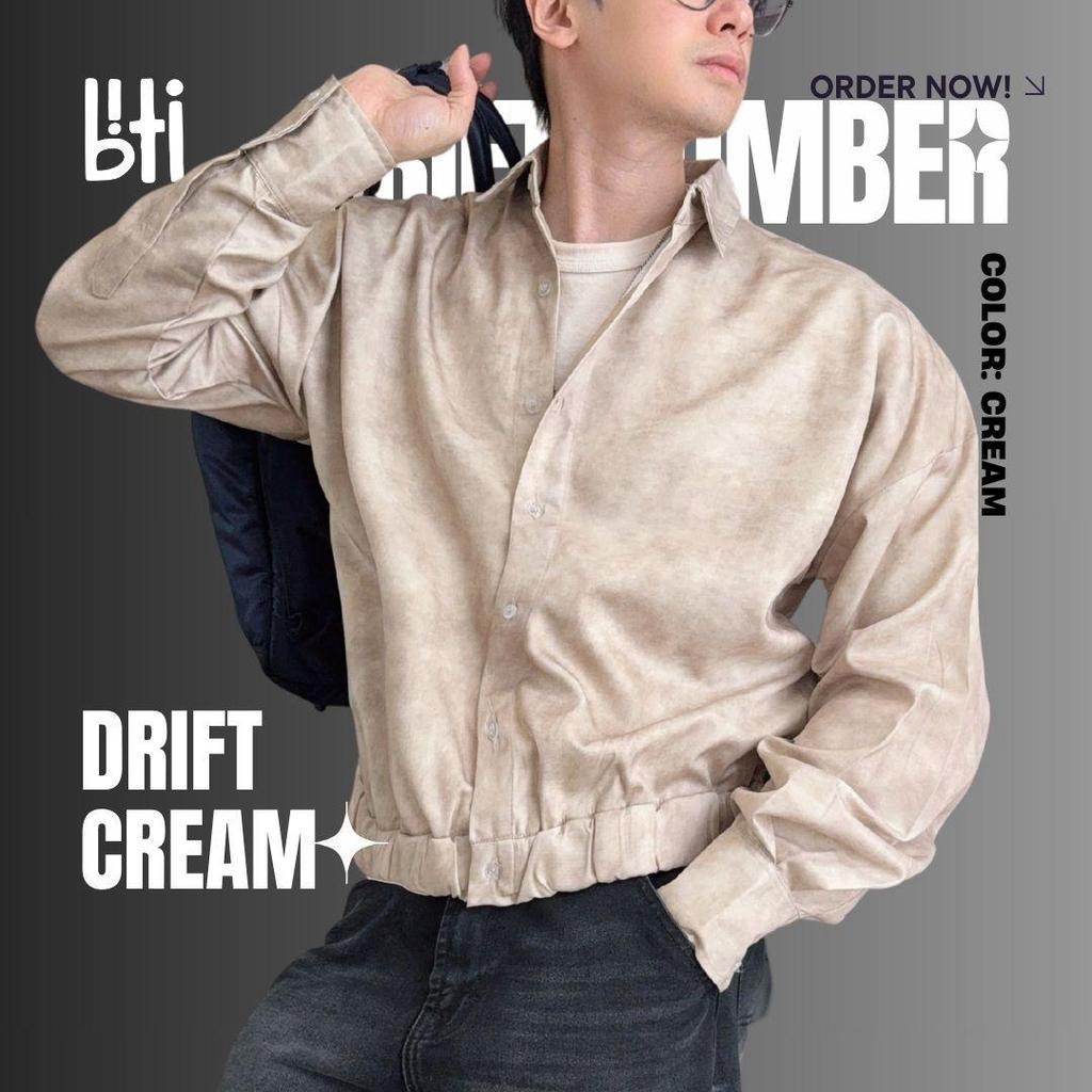 BITI Drift Bomber Shirt | Kemeja Outer Bomber Lengan Panjang Pria Motif Abstrak Original