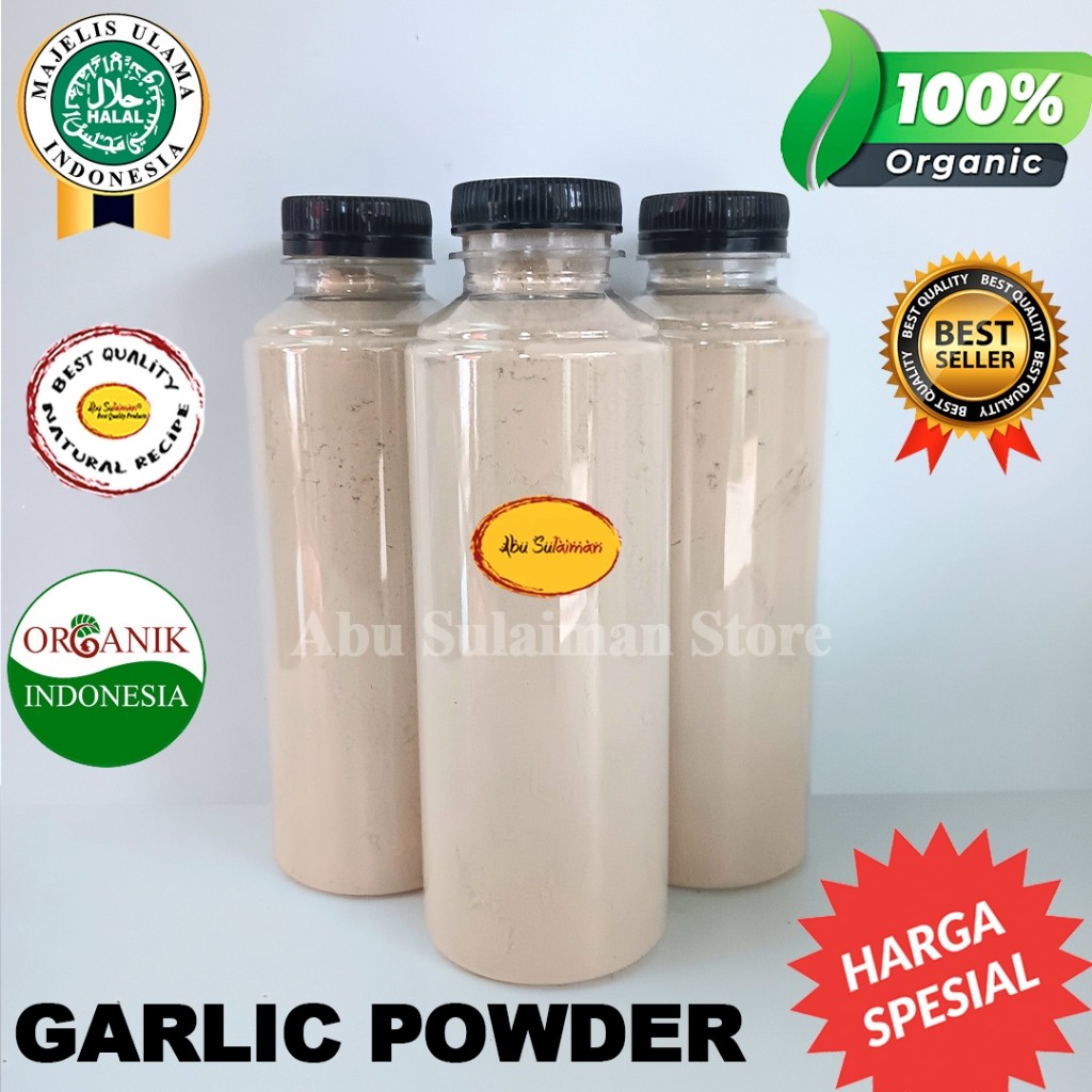 Baru Garlic Powder Kemasan Botol / Organik Garlic Powder Bottle Packge