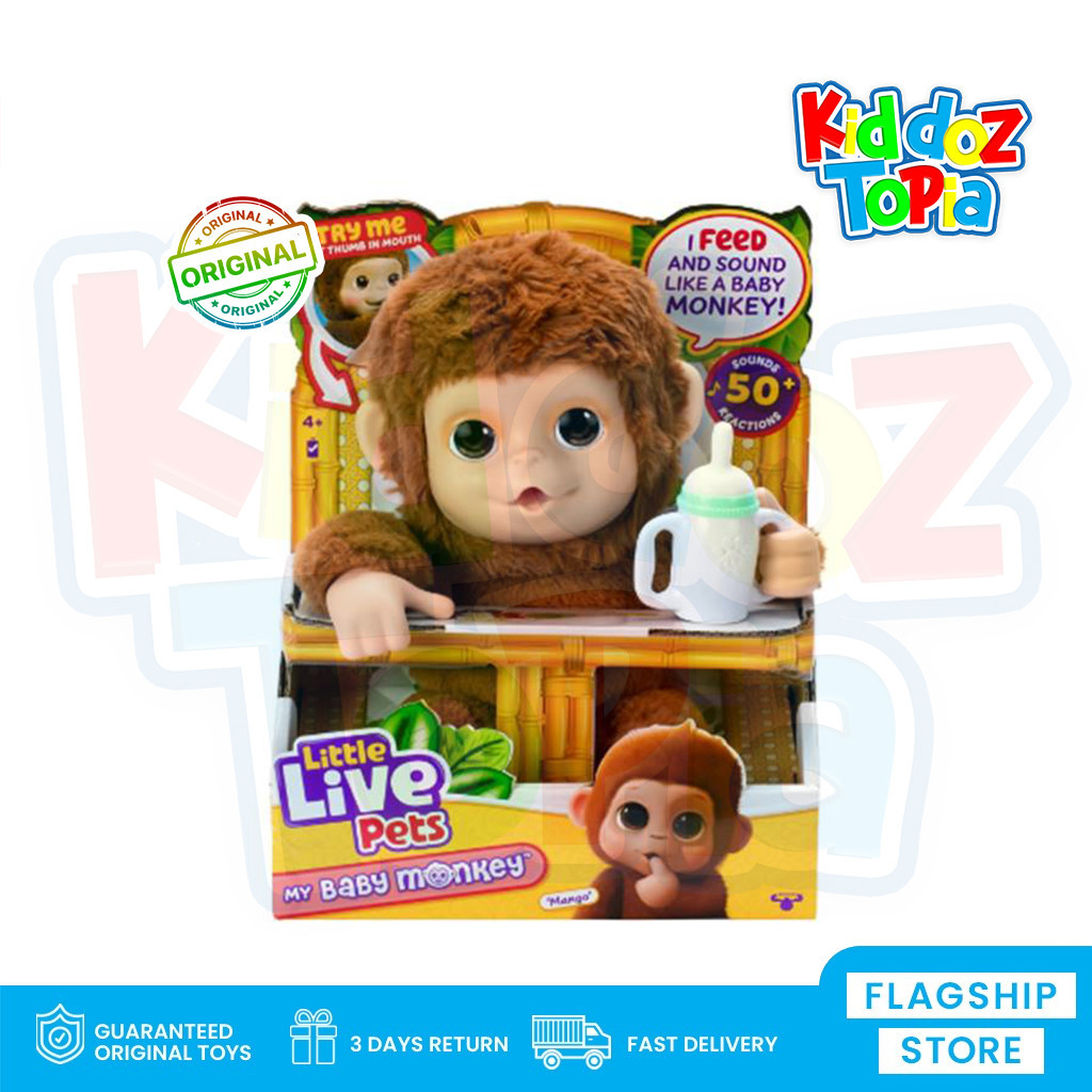 Little Live Pets My Baby Monkey Mango 26558