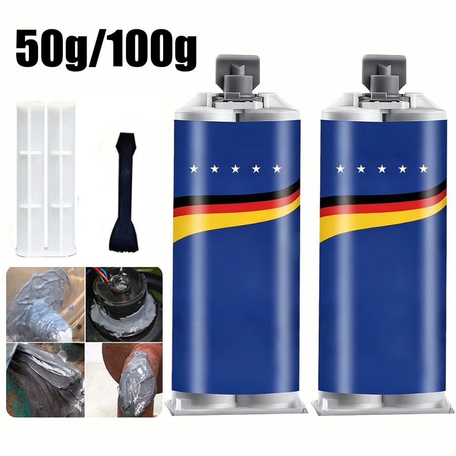 50g/100g Lem Ab Besi Super Kuat Tahan Panas Lem Perekat Lem Ab Epoxy Penambal Besi Lem Tangki Bensin