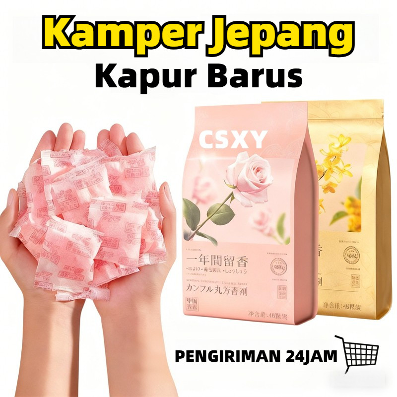 Kamper Jepang Wangi, Anti Jamur Kabinet, Pengharum Lemari Pakaian, Penyegar Lemari, Kamper Pengharum