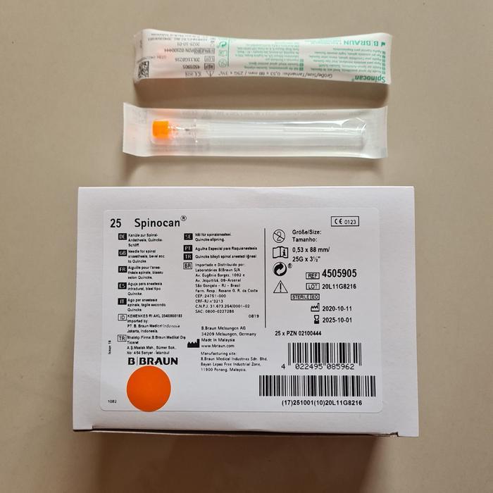 WELDMAX Spinocan 25 BBRAUN / Spinocan 25G BBRAUN / Spinal Needle BBraun