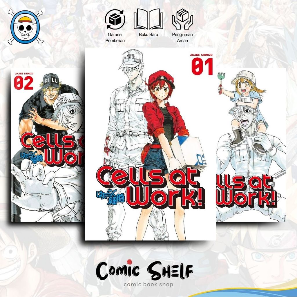 Komik Cells at Work (6 book series)