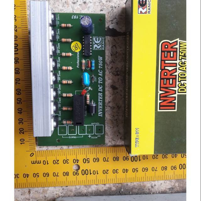 Kit inverter dc to ac 750 watt pengubah arus listrik dv ke ac 811
