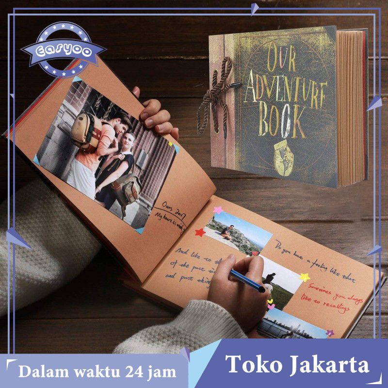 My Our Adventure Book Pixar Scrapbook Album DIY My Adventure Book Pernikahan/Album Foto Scrapbook