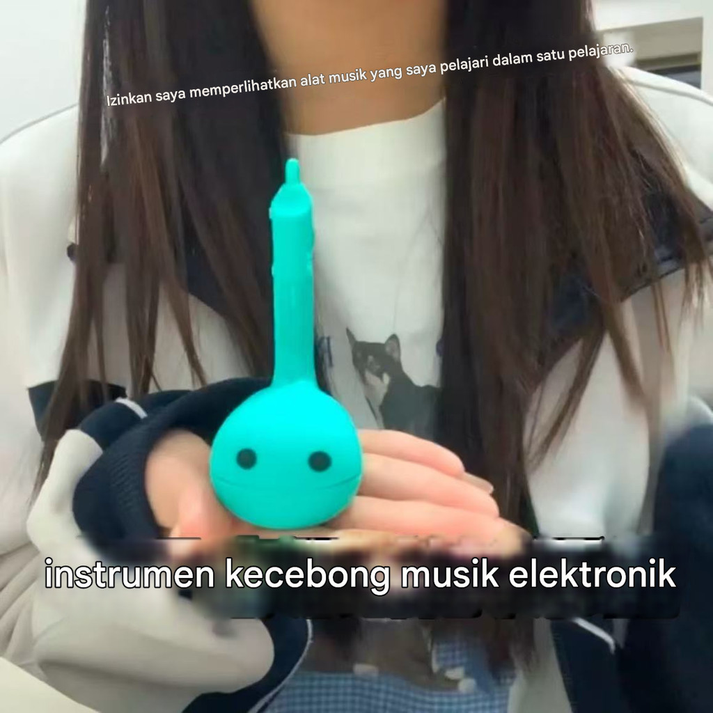 Mainan Lucu/Alat Musik Elektronik Tadpole/Erhu Catatan Lucu/Mainan Musik Terompet Mini untuk Anak