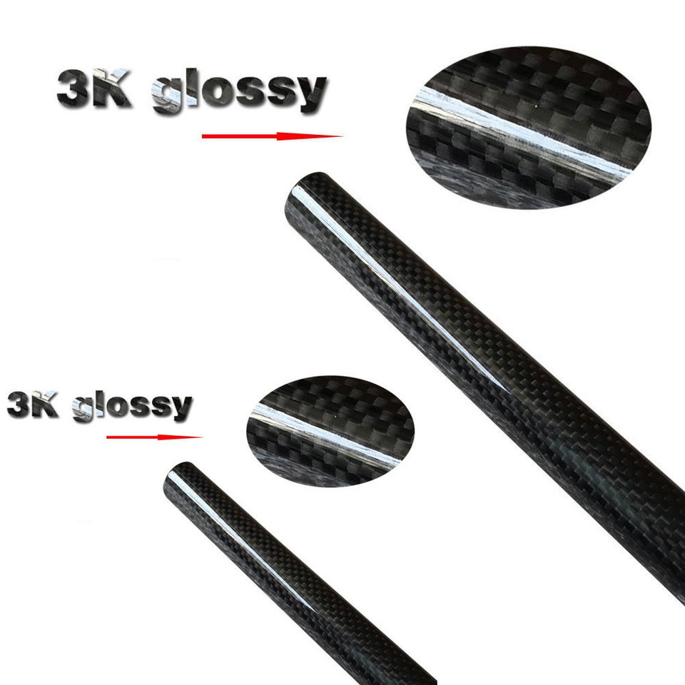 no logo Full 3K carbon glossy carbon handlebar MTB bicycle flat rise  handlebar  31.8*600-760mm cycl