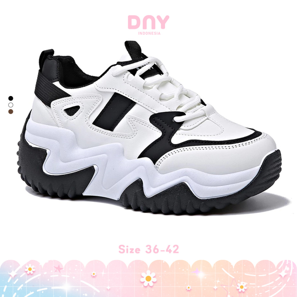 Sepatu DNY Sneakers Olahraga Wanita Perempuan Import Kekinian 0456