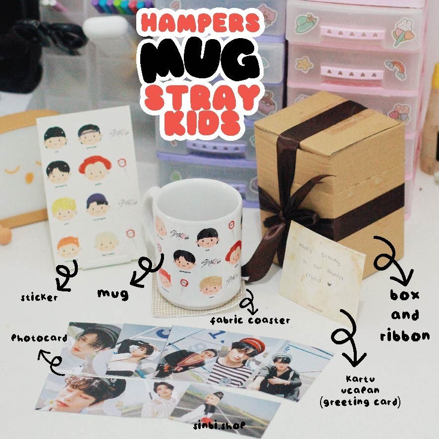 Hampers Mug Stray Kids | Giftbox Kpop | Hampers Kpopers | Gift  Souvenir Hadiah Kado Ulang Tahun Wis