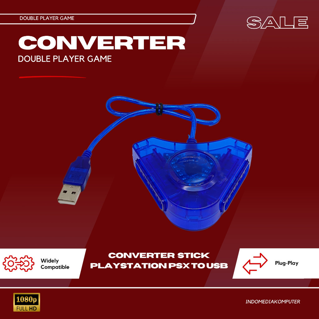 Converter Double Player Game Converter Cable PS2 To USB Game Controller Converter Stick PS2 To USB