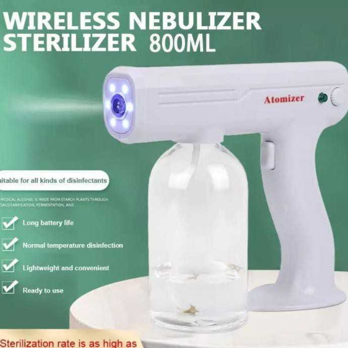 Nano Spray Gun Disinfectant Fogging Sterilizer Portable Wireless