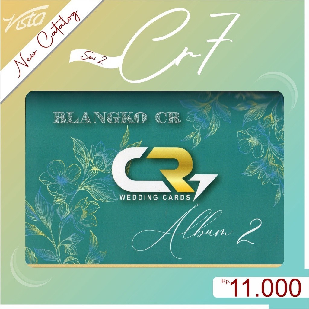 Katalog Undangan CR7 seri 2 Paper Wedding