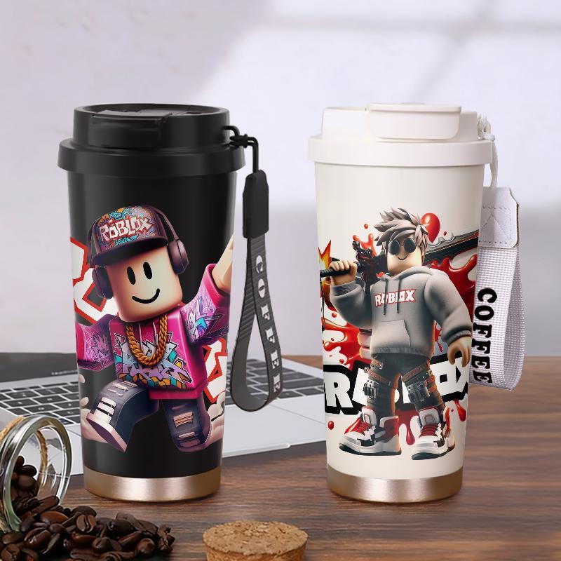Tumbler Roblox Botol Minum Aesthetic Stainless Steel Tumblr CUP 500 ML Termos Viral Keep Cold Hot Ta
