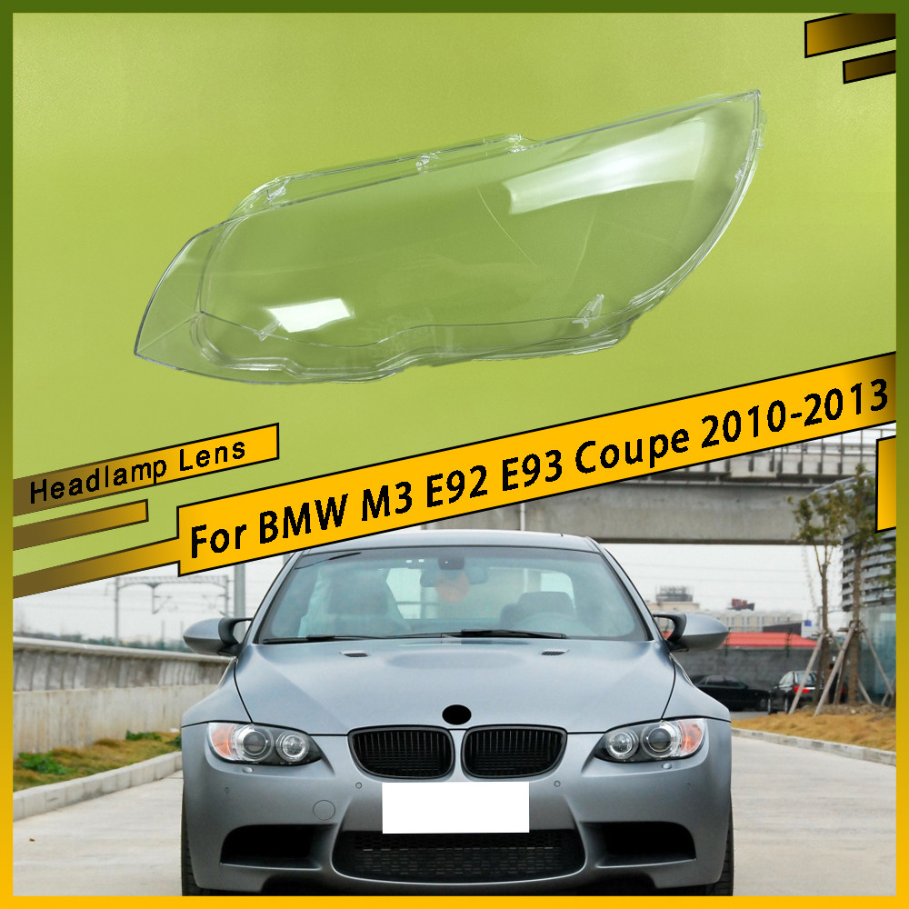 Car Headlight Shell Headlight cover Headlamp Lens Headlight Glass Auto Shell Cover For BMW M3 E92 E9