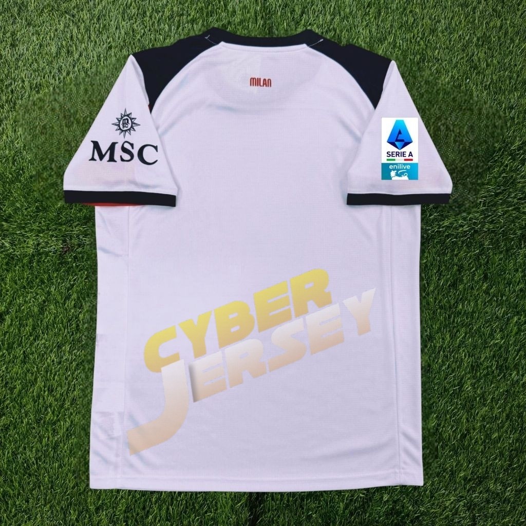 Jersey Bola MILAN Away New 2025 2026 Full Patch Best Quality  BAJU SEPAKBOLA