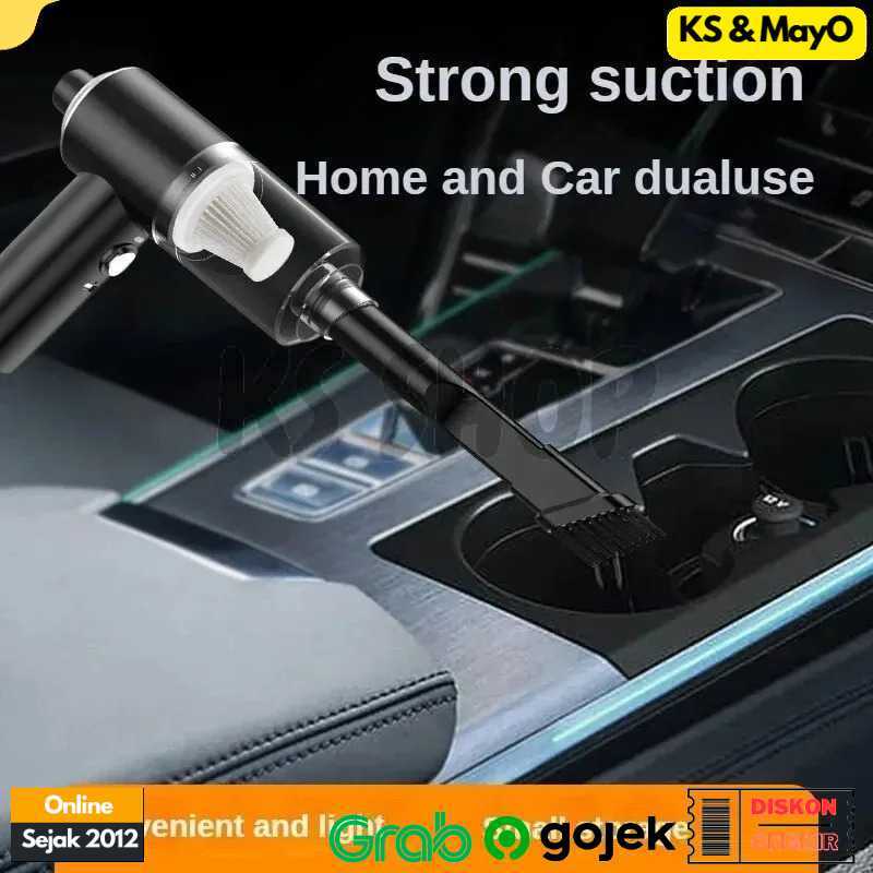 Vacuum Cleaner Penyedot Tanpa Kabel Membersihkan Mobil Motor Tenda Camping Debu Portable 3200Pa 800m