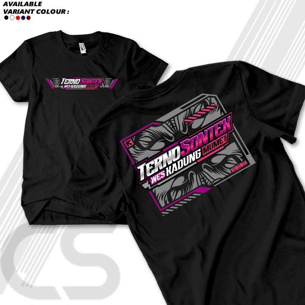 Kaos TERNO SONTEK Wes kadung mumet Baju Distro Kata Kata Keren racing Combed