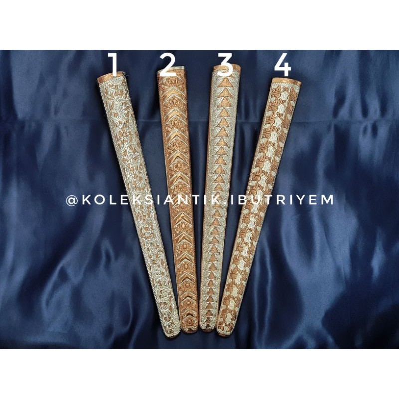 Pendok Keris Bunton Silih Asih Tembaga Perak