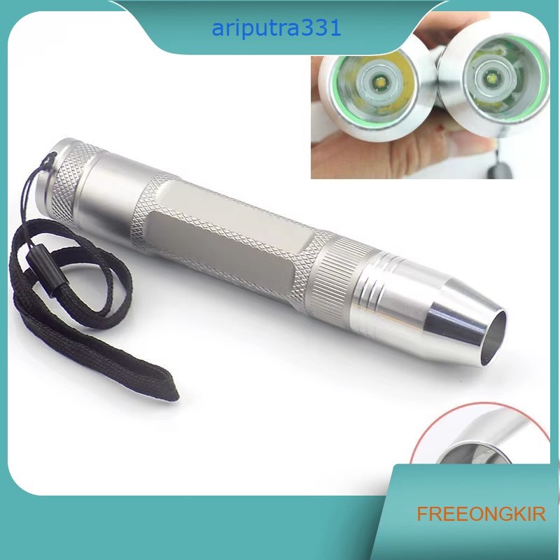 Senter Mini Ultrafire Penguji Telur dan batu  Senter Dingin Lampu Lilin Alat Inkubasi Cahaya BIRU