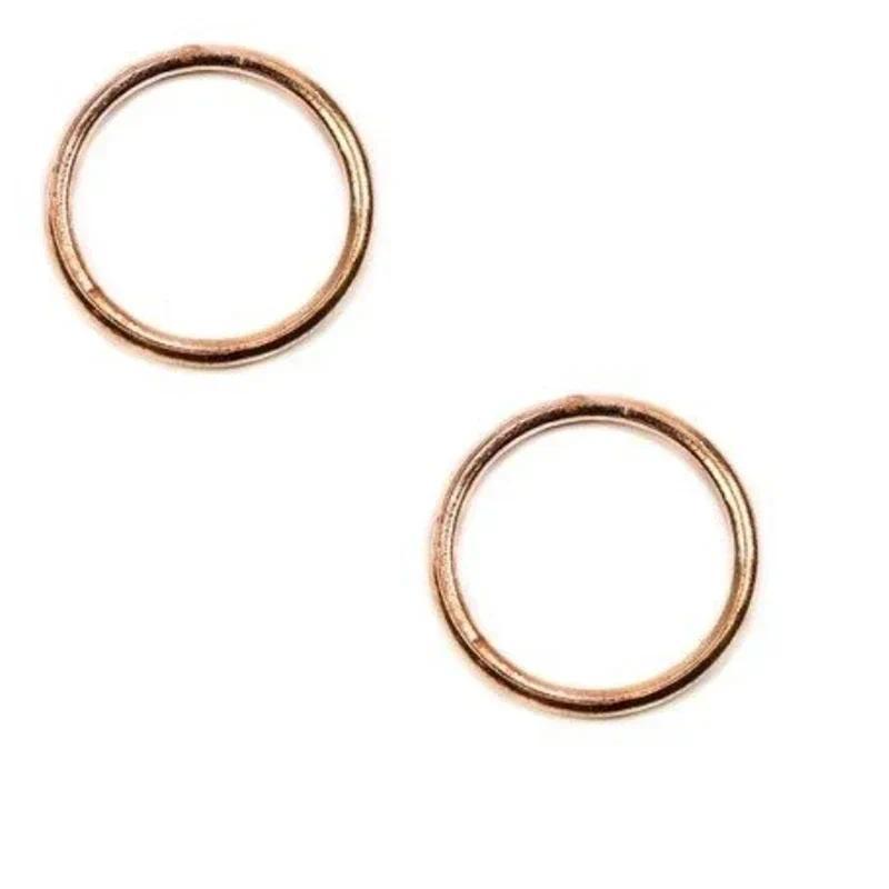 38.8*46.5*4Motorcycle Copper Plated Exhaust Pipe Gasket For Honda CX500/C/E 1977-1986 CX650 C/E 1983