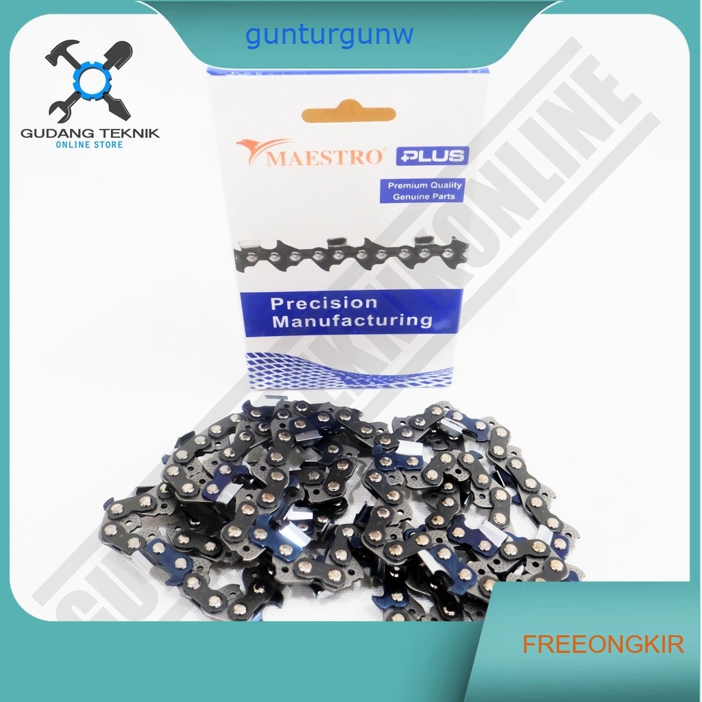RANTAI Chainsaw  22" 38T MAESTRO SUMURA / RANTAI Senso Mesin Potong Gergaji Kayu Chain Saw  22 Inch 