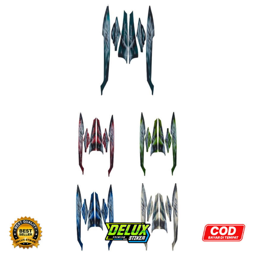 STICKER STRIPING LIS LES POLET BODY MOTOR MIO CW SPORTY SMILE 2009