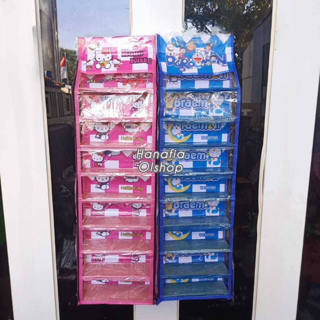 RAK GANTUNG KARAKTER / RAK SEPATU GANTUNG / RAK SEPATU MURAH /  RAK GANTUNG