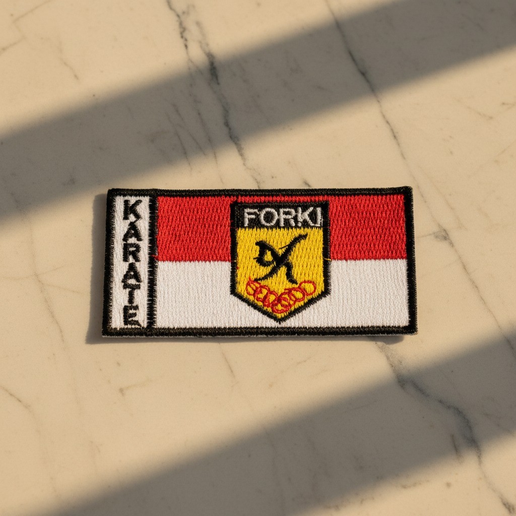 Bet Karate Bordir Emblem – Atribut Karate Sekolah & Dojo