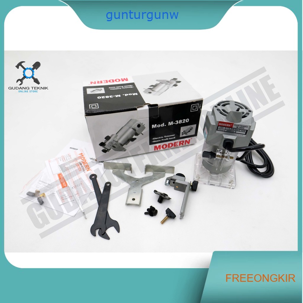 Mesin Trimer Modern M-3820 / Profil Kecil Modern