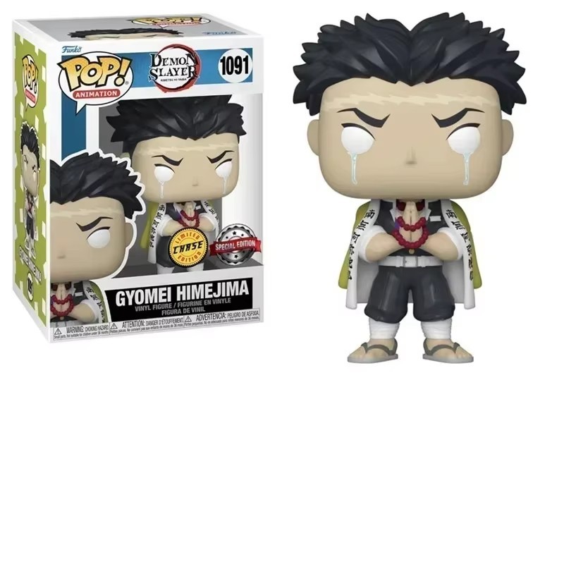 Funko Pop Demon Slayer GYOMEI HIMEJIMA 1091# Vinyl Figure Special Etion Action Toys Figures Coleecti
