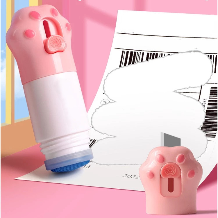 MiniGuard Alat Penghapus Resi Dengan Cutter Tersembunyi Ukuran Portable