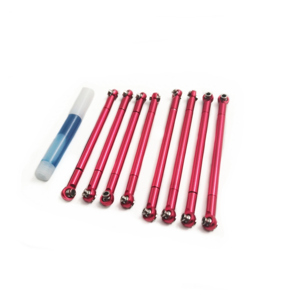 mn128 mn86 mn86s rangka logam batang 8pcs set batang penghubung aksesoris upgrade