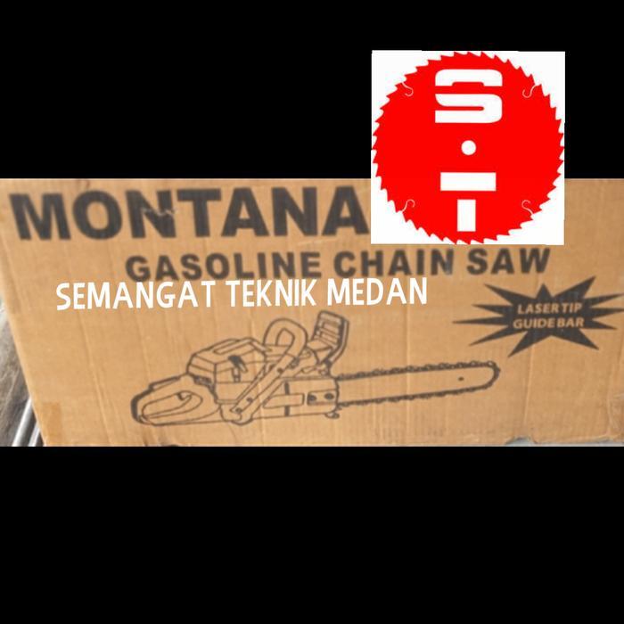 CS6500MTN MESIN CHAINSAW GERGAJI POTONG KAYU 22" 2TAK CS 6500 MONTANA