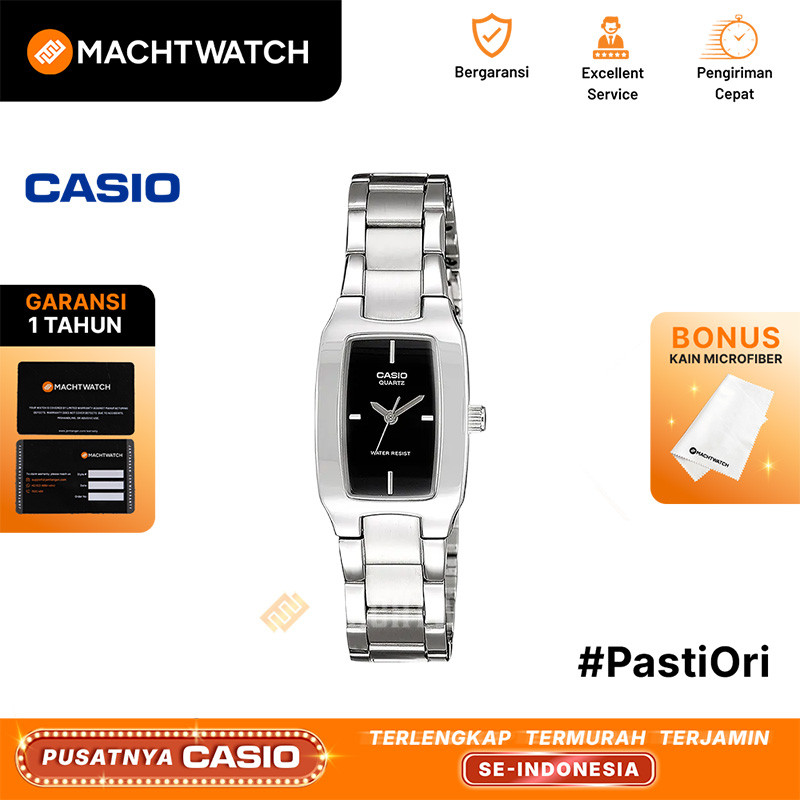 Jam Tangan Wanita Casio Standard LTP-1165A-1CDF LTP1165 LTP-1165A Stainless Steel Band