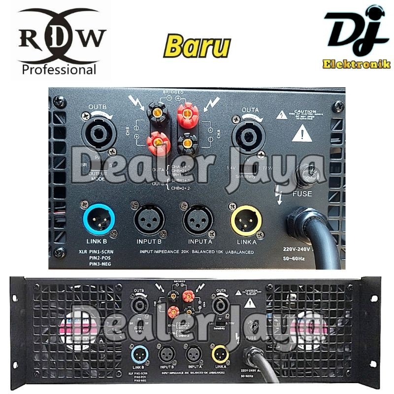 Power Amplifier GT Lab RDW NK 14000 PRO / NK14000 PRO - 2 channel