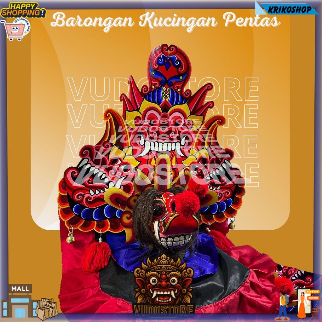 barongan kucing kucingan alusan siap pentas free kemul 221 KKS -70