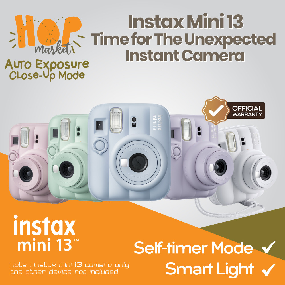 Fujifilm Camera Instax Mini 13 12 Kamera Instan MINI13 MINI12 Garansi Resmi Fuji