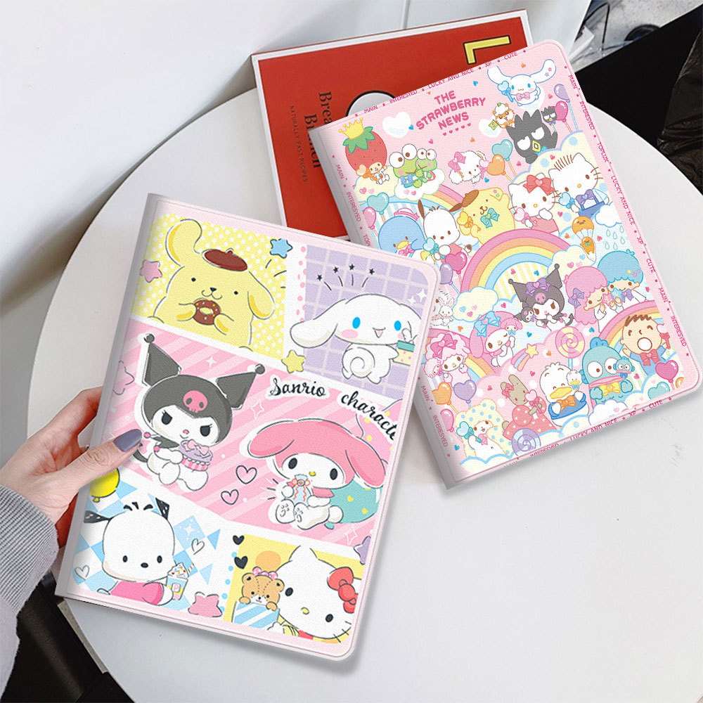 Case for iPad Mini 4 5 Air1 ipad pro 2022 11inch iPad mini6 TPU Soft Side Sanrio Characters Cute Col