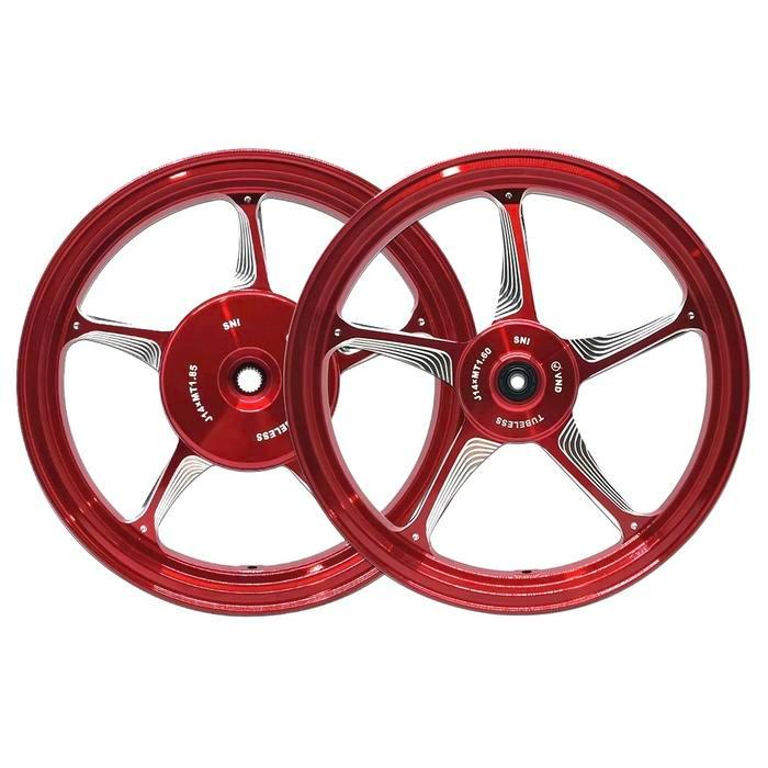 Velg VND ak 55 V2 ring 14 Beat/Vario 110/Scoopy old/Spacy/genio - merah