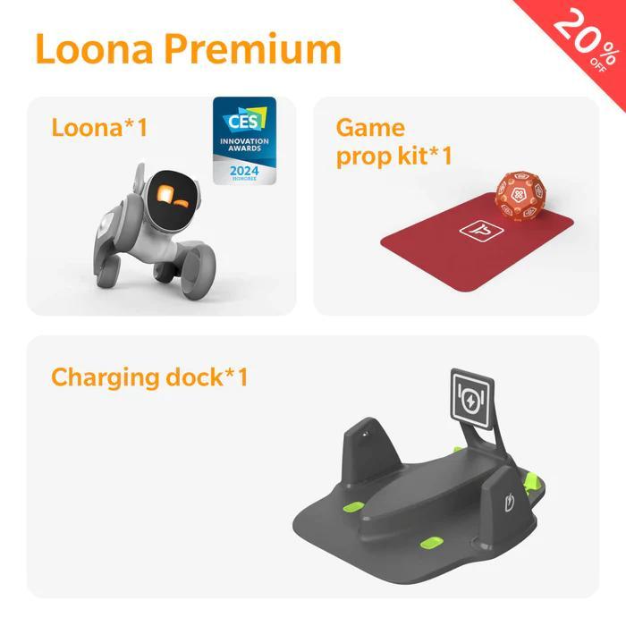 Loona The Petbot Smart Robot Style Basic / Robot Pet / Anjing Robot - Loona Premium