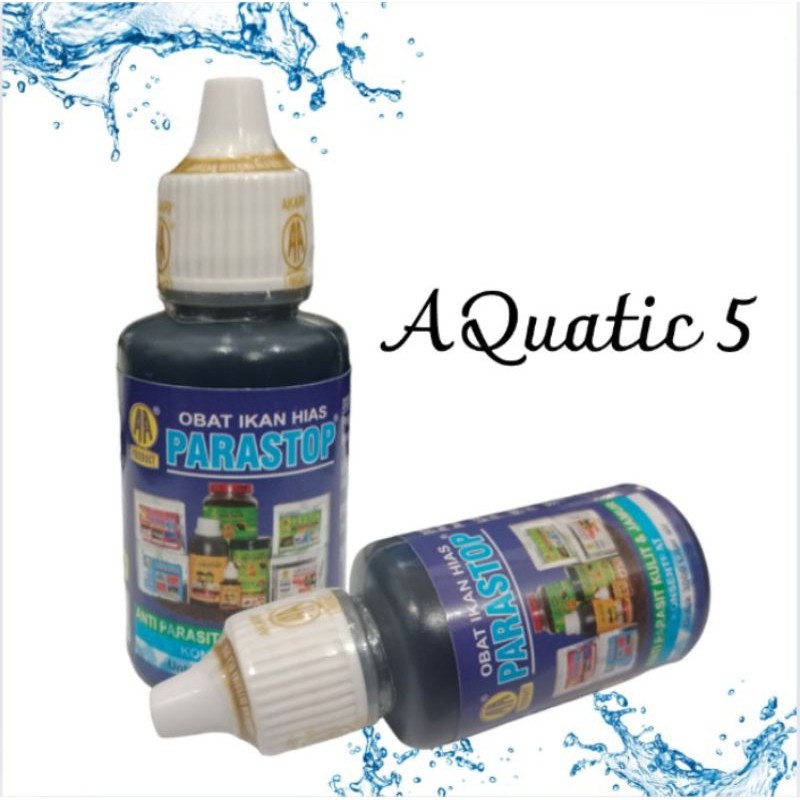 AKARI AA PARASTOP 30ML OBAT IKAN HIAS ANTI PARSIT KULIT DAN JAMUR
