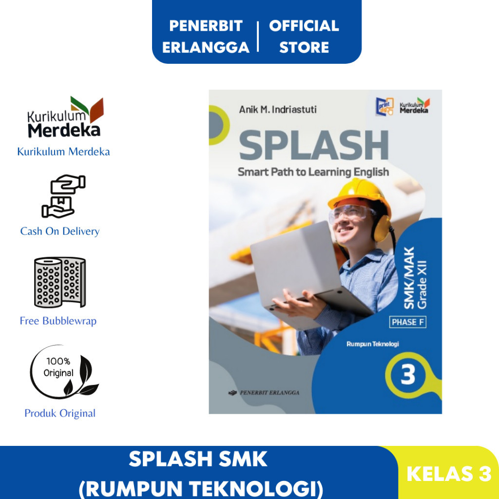 [Erlangga Official] Splash Smk/Mak Kelas 12 Kurikulum Merdeka - Erlangga