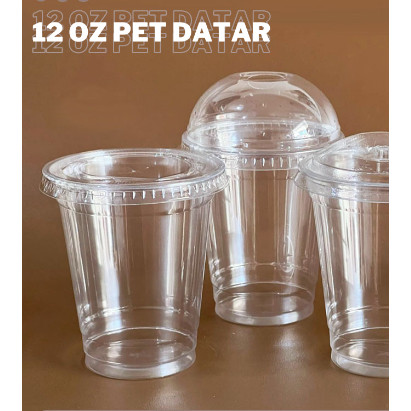 KYK HNP PET CUP DATAR ANEKA UKURAN PET CUP + TUTUP , CUP DATAR FORE CUP KOPI CUP ESTETIK ANEKA UKURA